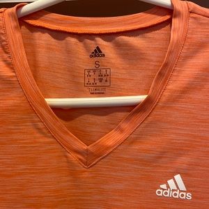 Adidas Women’s size S workout t-shirt in coral color